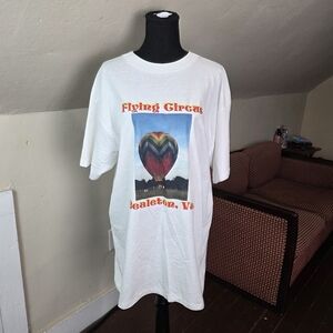 VTG 90s Flying Circus Bealeton VA Hot Air Balloon T-Shirt XL Single Stitch